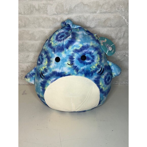 Squishmallows Other - Squishmallows Luther the Shark 12" Stuffed Plush